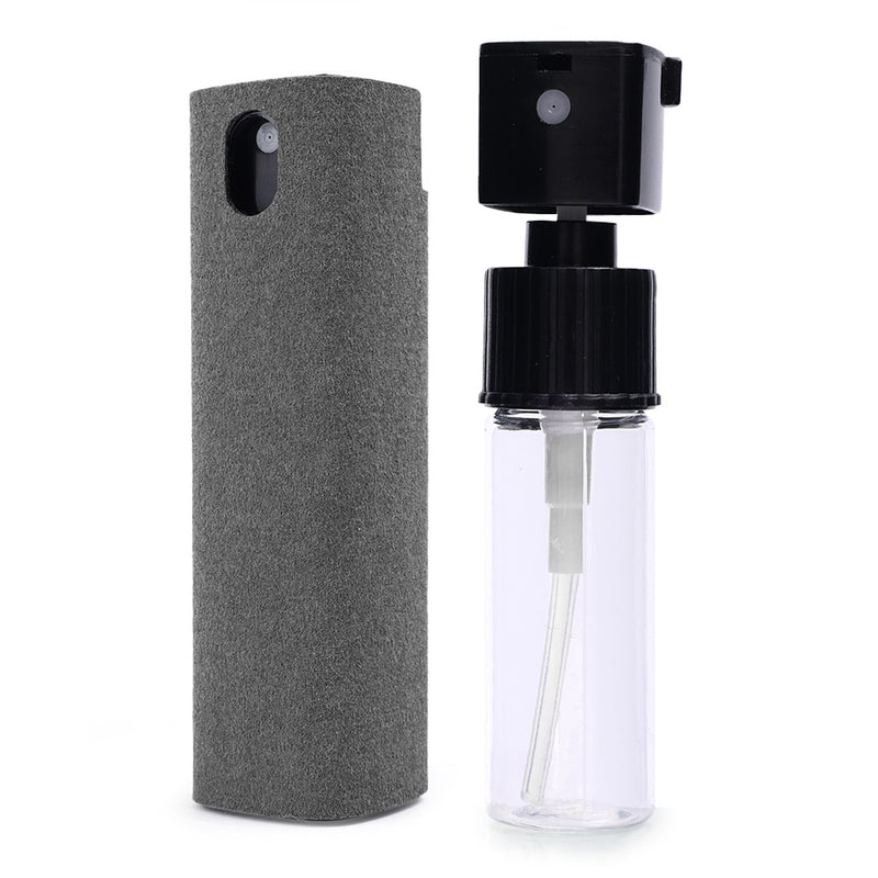 Spray para limpeza de tela de telefone portátil 2 em 1, removedor de poeira de tela de celular com microfibra para iPhone, iPad